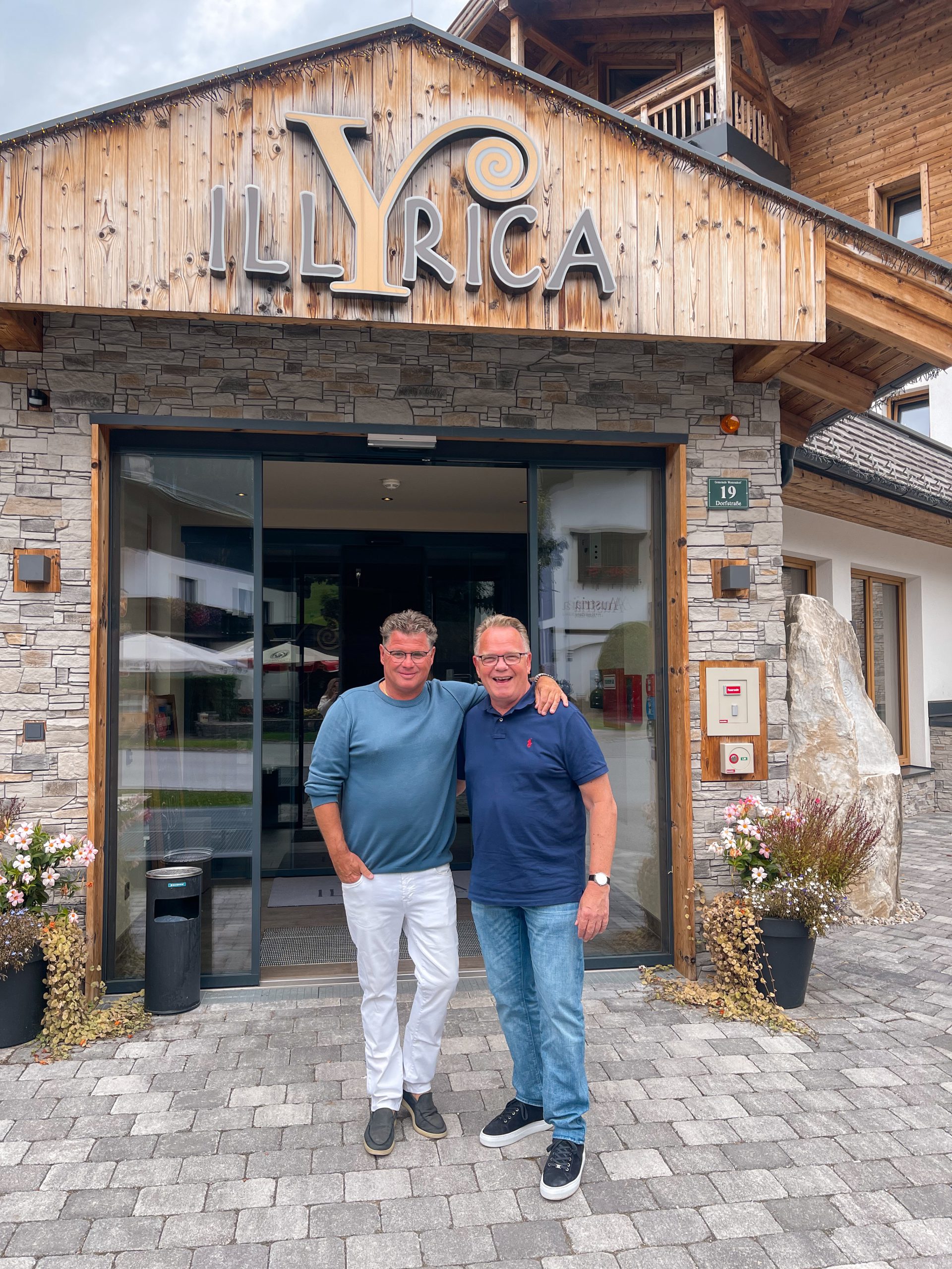 Wolter Kroes en Paul de Römph voor Illyrica in Westendorf, Oostenrijk.